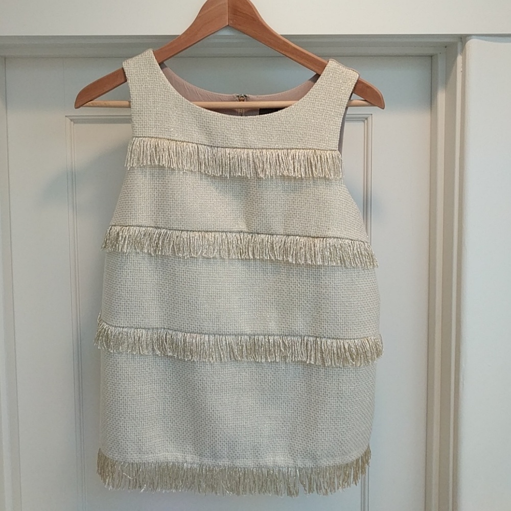 Anthropologie Sunday In Brooklyn Gold Top